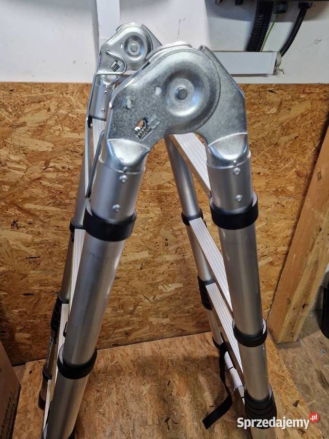 Drabina teleskopowa aluminiowa przegubowa 5m 150 Głogowa