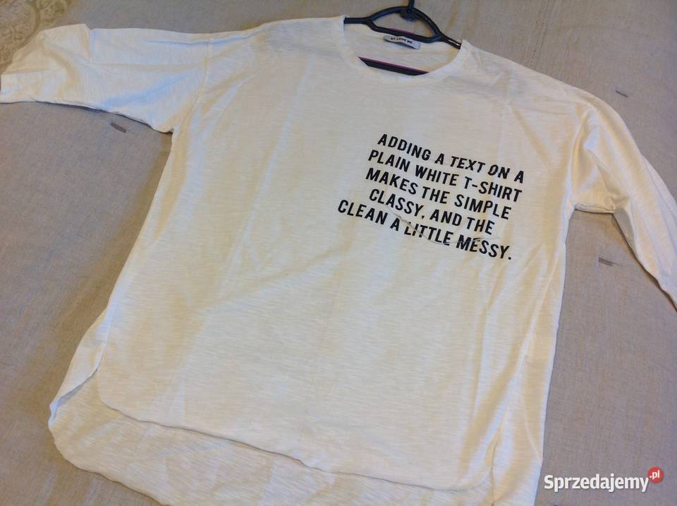 Biały T shirt Koszulka Damska r M nowa lubuskie Nowa Sól