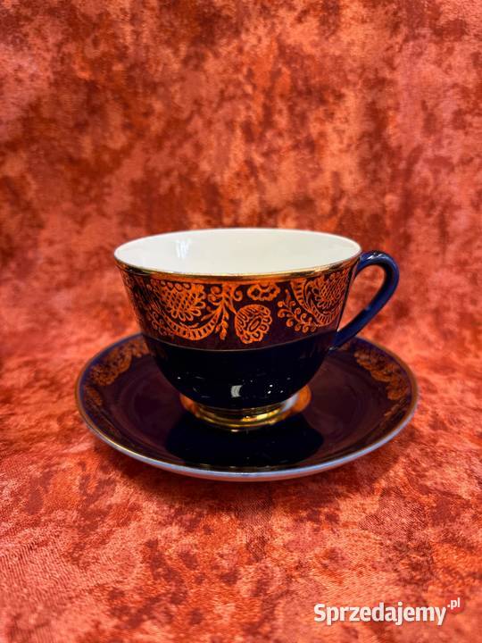 Zestaw 6 filizanek Lomonosow kobalt Kielce sprzedam