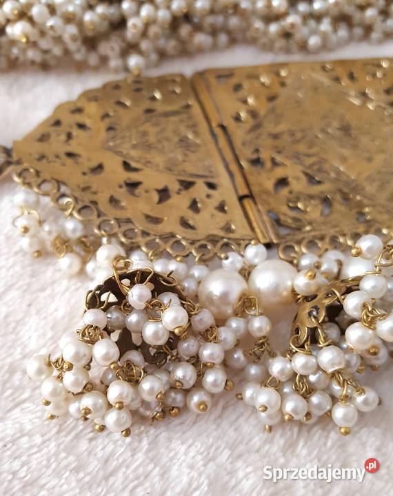 Komplet biżuterii indyjskiej naszyjnik chocker Szczecin