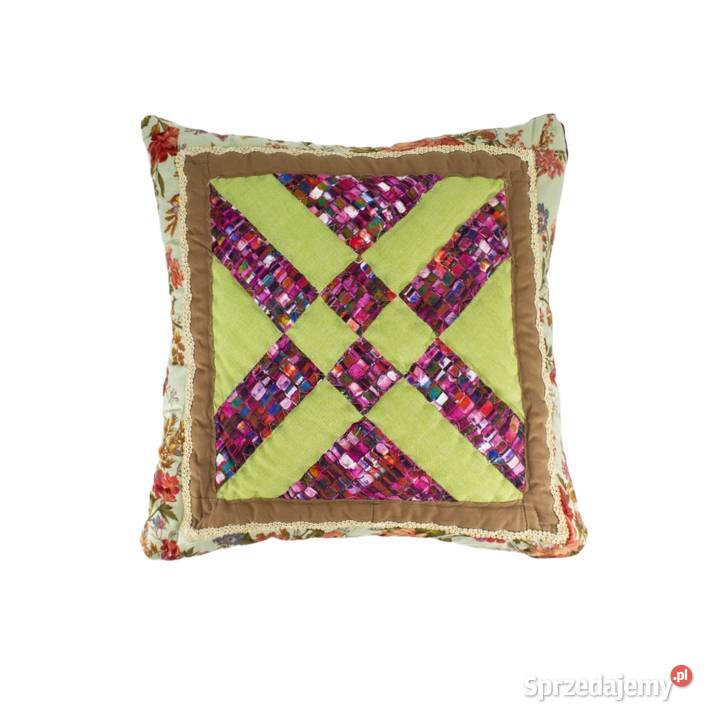 Poszewka dekoracyjna dwustronna patchworkowa Poduszki dekoracyjne Warszawa sprzedam