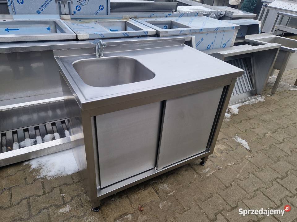 Zlew Gastronomiczny 1 Komorowy Z Drzwiami Ostrów Wielkopolski
