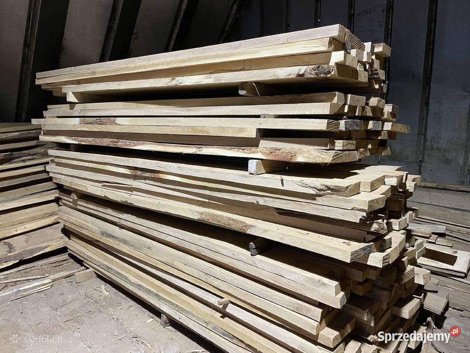 Deski dębowe suche 52 mm drewno dębowe hurt Suwałki