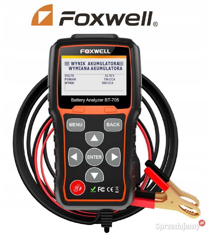 FOXWELL BT 715 Tester diagnostyczny Ekran LCD