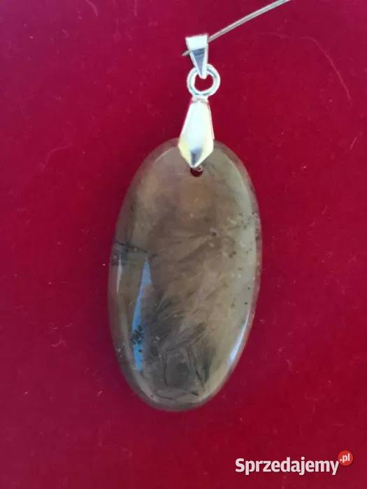 Wisiorekzawieszka naturalny AGAT DENDRYTOWY