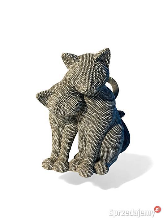 Figurka para kotków z masy żywicznej Warszawa