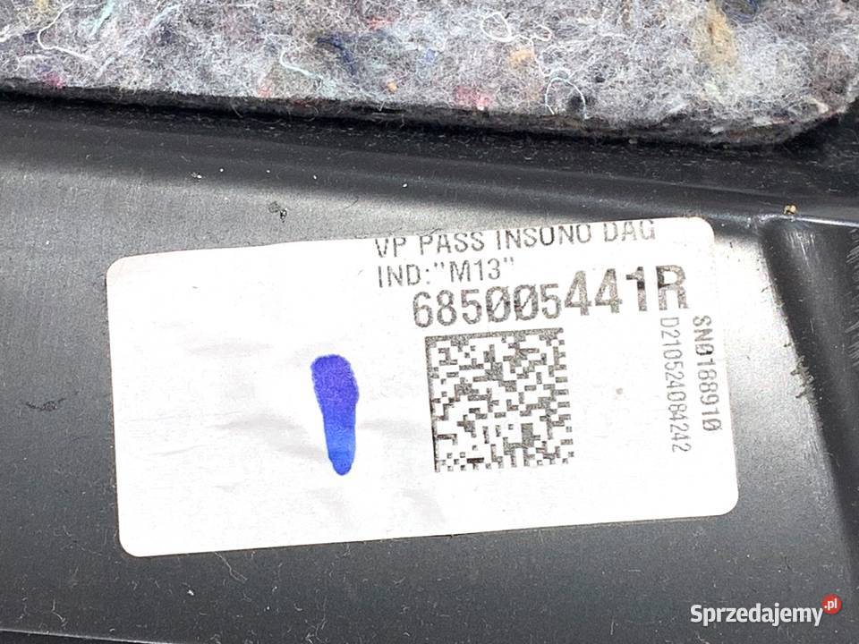 SCHOWEK PASAŻERA RENAULT CAPTUR II Crossover