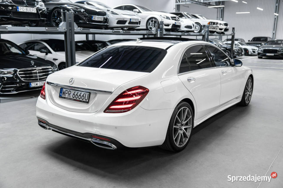 Mercedes S 400 Dociągi Head Up Burmester 4/5