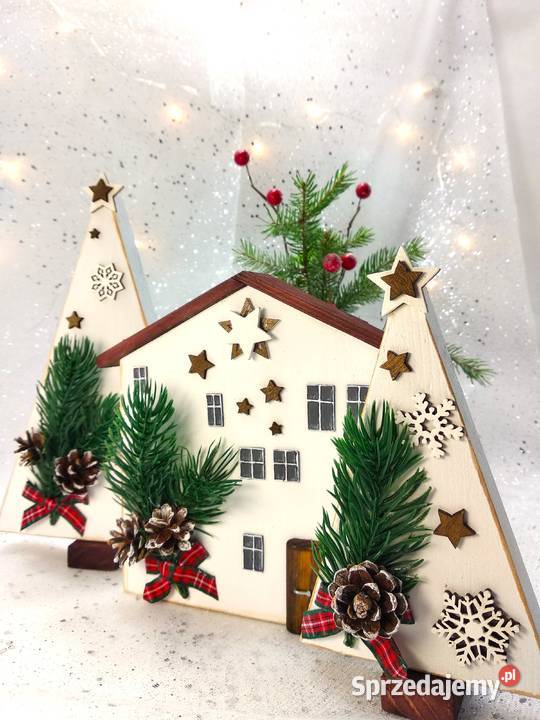 Magia Świąt w dekoracji z drewna Wrocław