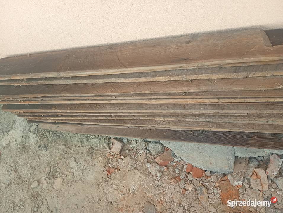 Stare deski belki altana ozdoba sprzedam Drewno konstrukcyjne Mszana Dolna