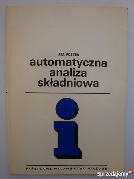 AUTOMATYCZNA ANALIZA SKŁADNIOWA FOSTER mazowieckie