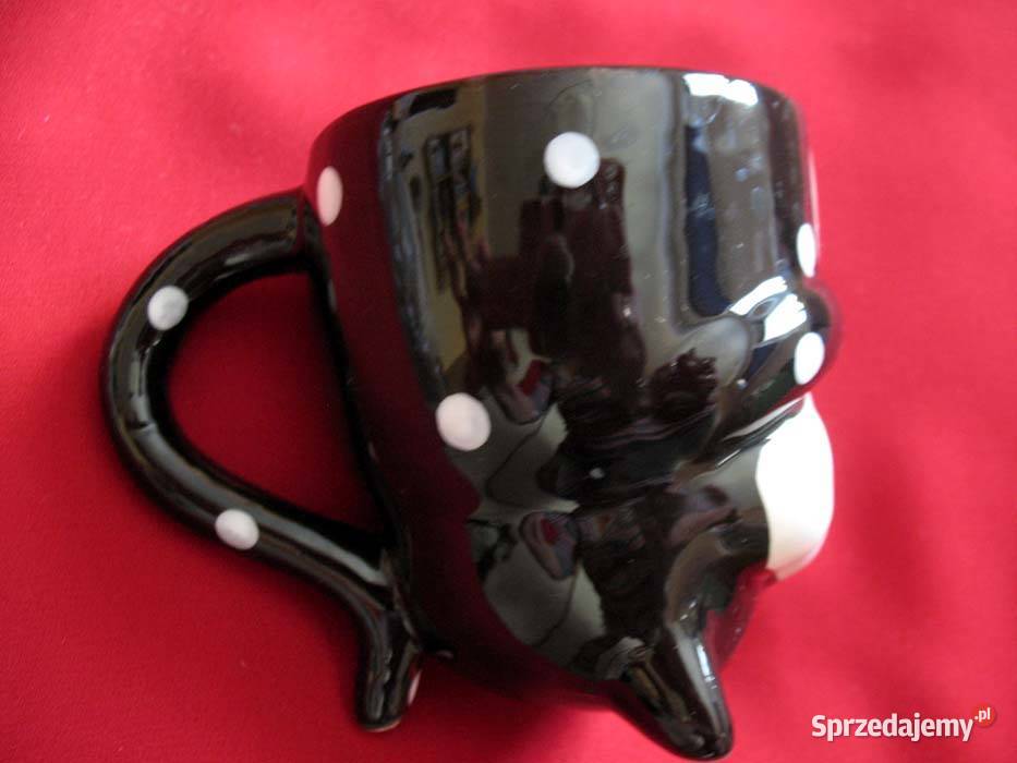 Kot kubek porcelana figurka zabawna 8 x 10 x 7 mazowieckie Siedlce