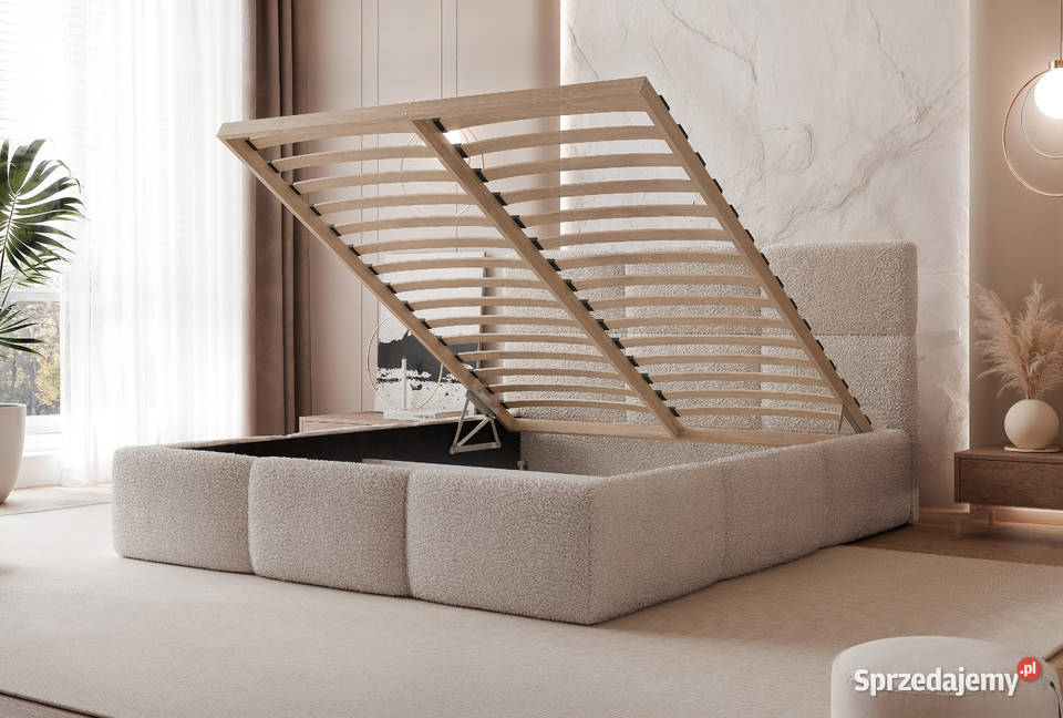 Łóżko tapicerowane z pojemnikiem Silva różne Łóżka Tarchały Małe sprzedam
