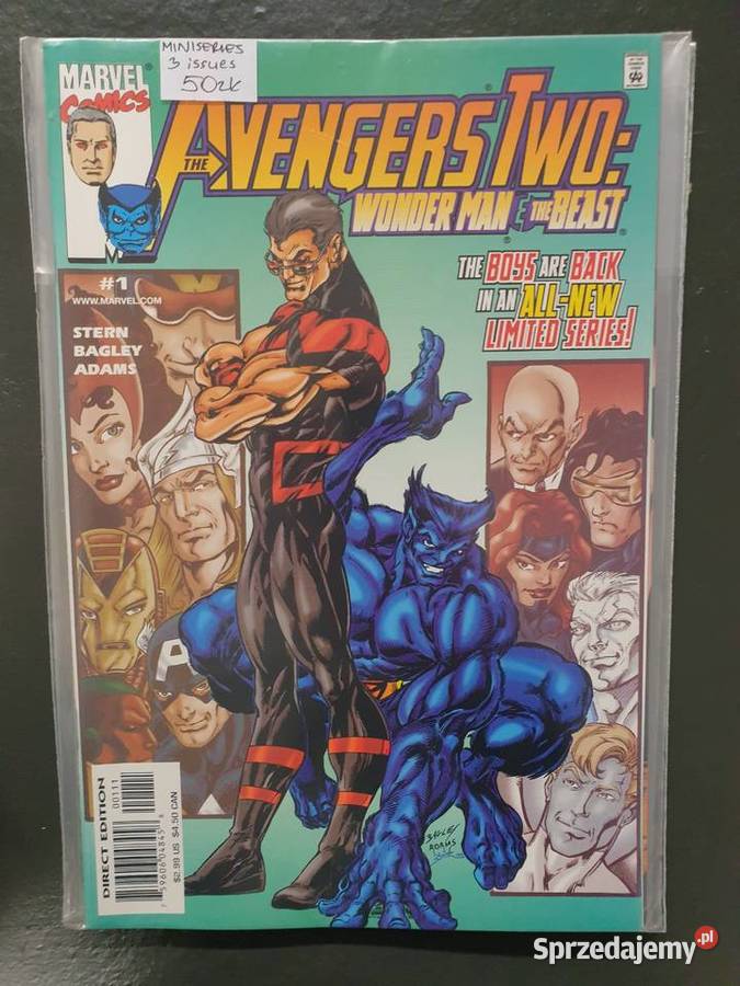 The Avengers Two Wonder Man The Beast 3 komiksy Komiksy