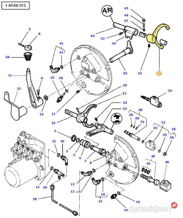 Widełki rewersu Massey Ferguson 3380235M1 Białystok sprzedam