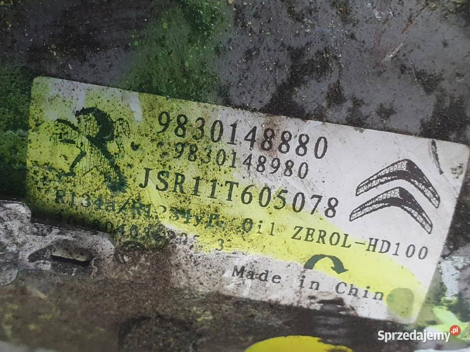 SPRĘŻARKA KLIMATYZACJI Peugeot Expert III 16 HDI osobowe