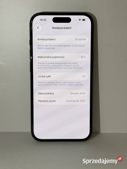 iPhone 15 128GB Czarny Apple / iPhone Kalisz