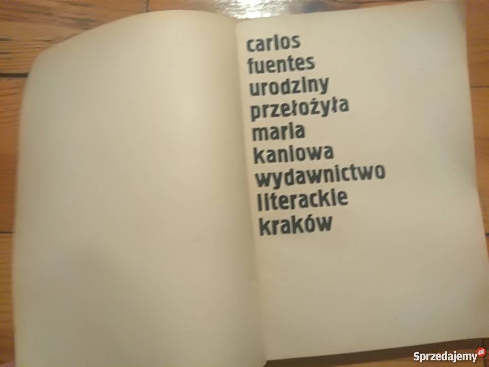 URODZINY - Carlos Fuentes