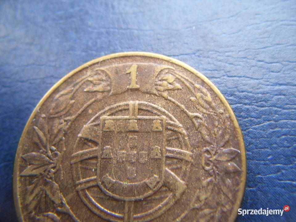 Stare monety 1 eskudo 1924 Portugalia Lesko