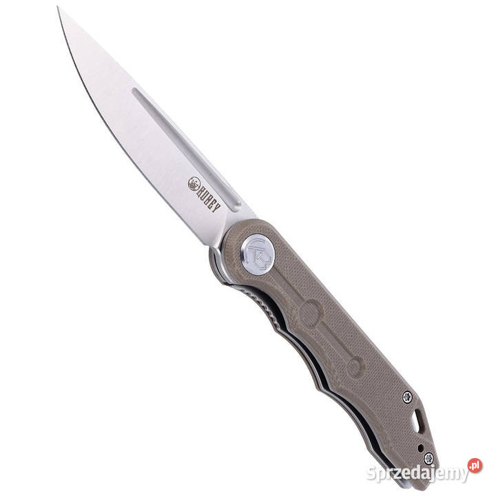Nóż składany Kubey Mizo Tan G10 Satin 14C28N by Warszawa