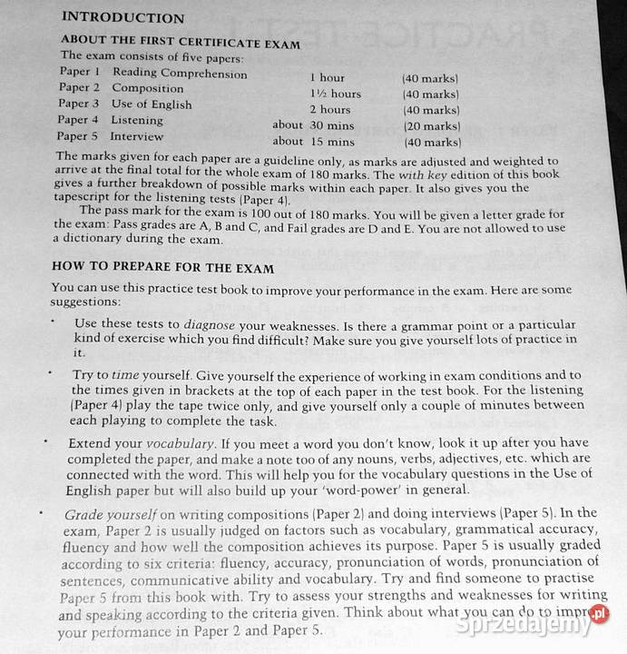 Success at first certificate practice tests 1 R