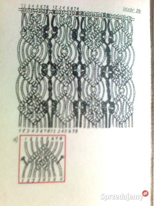 Ściegi makramy Jadwiga Turska mazowieckie