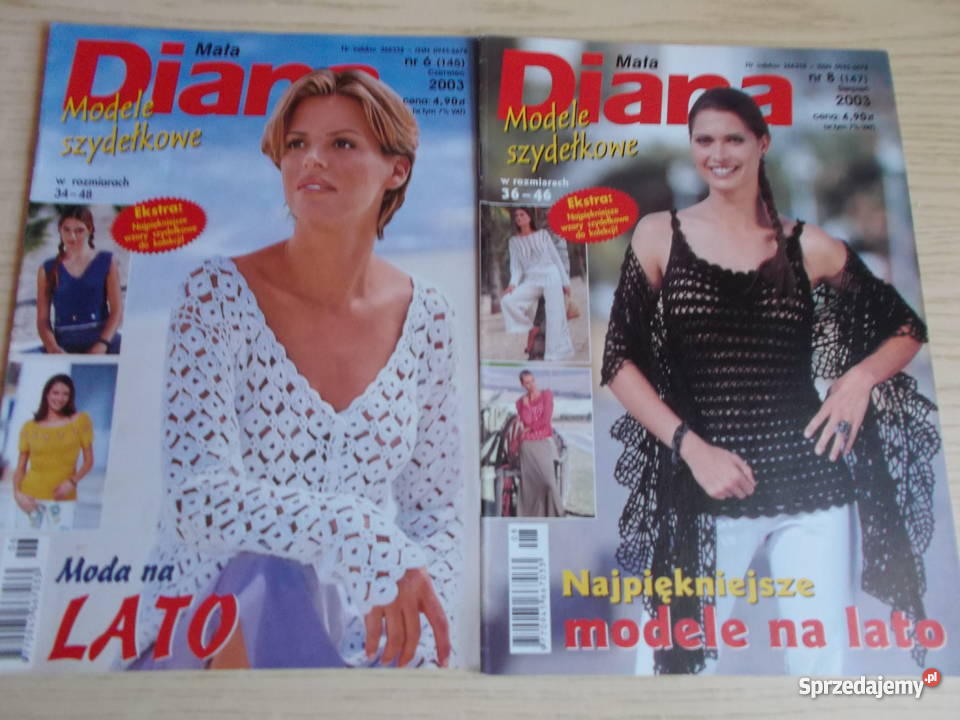 Mała Diana na szydełku robótki ręczne Czersk