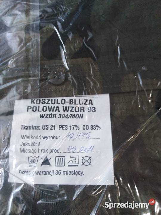 Koszulo bluza polowa z krótkim rękawem pomorskie Mieroszyno
