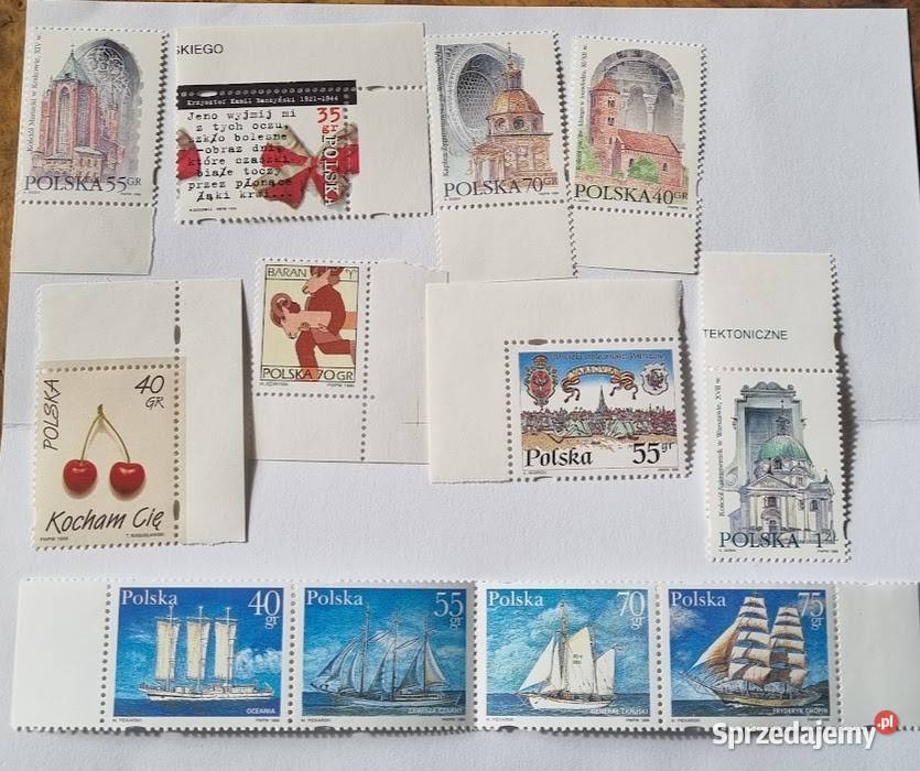 Znaczki pocztowe 1996 czyste Zielona Góra
