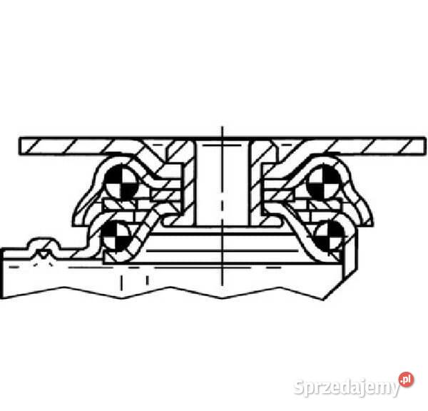 Podwójne koła skrętne 2970PJP075P50 Kamionna
