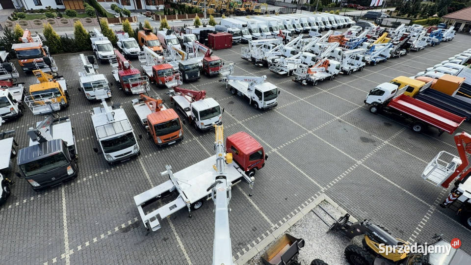 Renault Maxity Zwyżka Podnośnik Koszowy Multitel wspomaganie kierownicy Widełki
