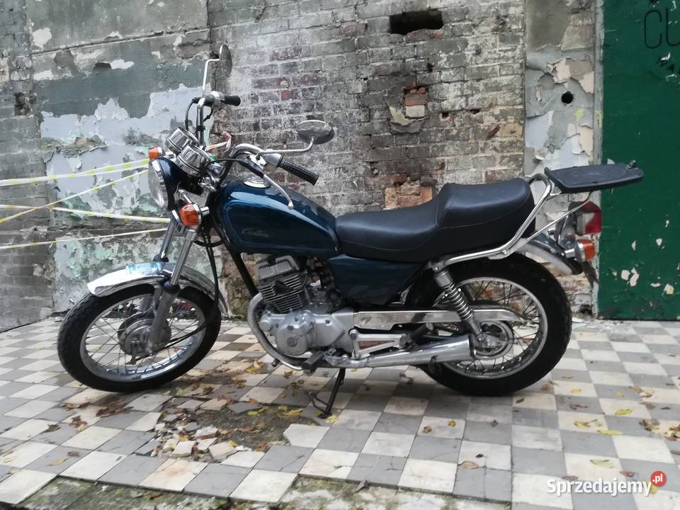 Honda 125 custom niebieski Honda