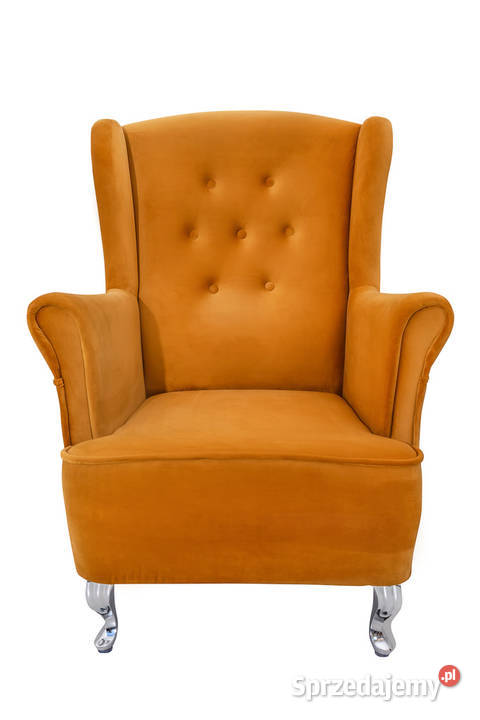 Fotel Royal Musztardowy Łańcut sprzedam