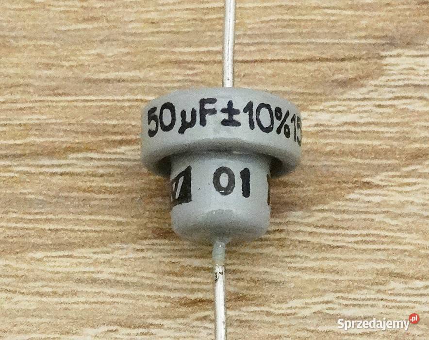 Kondensator tantalowy 50 uF 15 V ETO1 ELWA retro Gliwice sprzedam