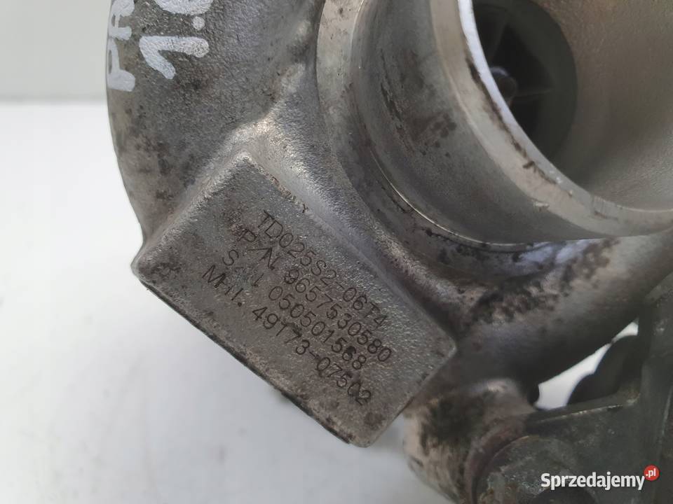 TURBOSPRĘŻARKA Peugeot Partner II 16 HDI turbo
