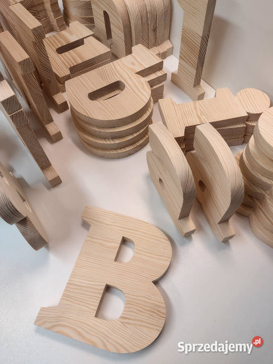 litery drewniane Inicjały ślubne wesele ślub Gdańsk