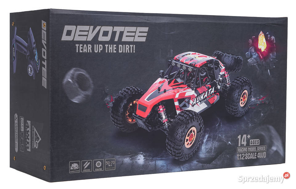 Crawler RC Alikata 1 12 fioletowy 50 h 4x4 mazowieckie Warszawa sprzedam