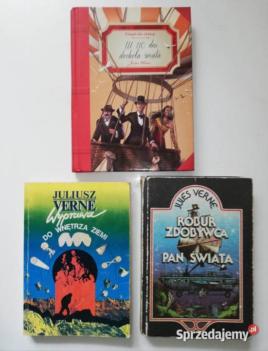 Juliusz Verne Klasyka literatury zestaw 3 Kultura i Rozrywka Warszawa sprzedam