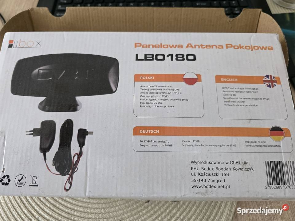 Antena pokojowa panelowa Garwolin