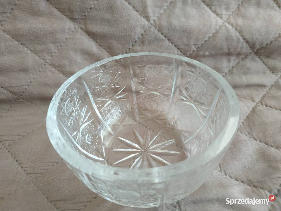 Miseczki kryształy PRL popielniczka podkarpackie