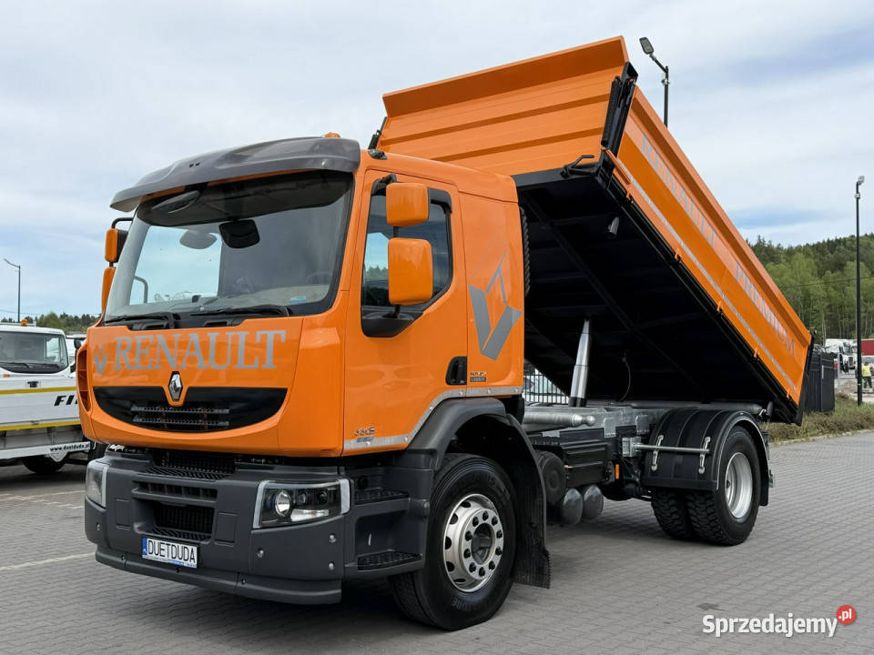 Renault PREMIUM 18380 4x2 Wywrotka 3 stronna DMC tempomat Widełki