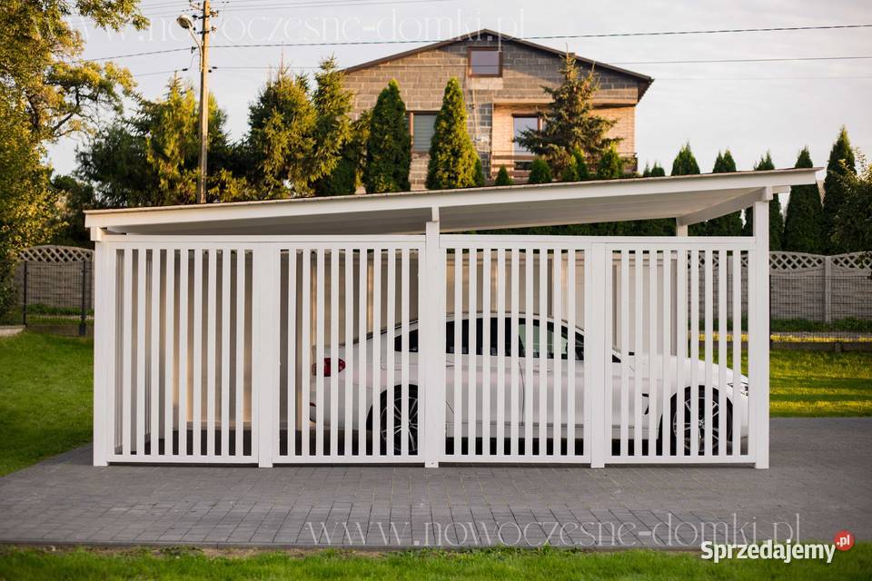 Wiata Samochodowa Drewniana Verona 3x5 Carport Szczecin