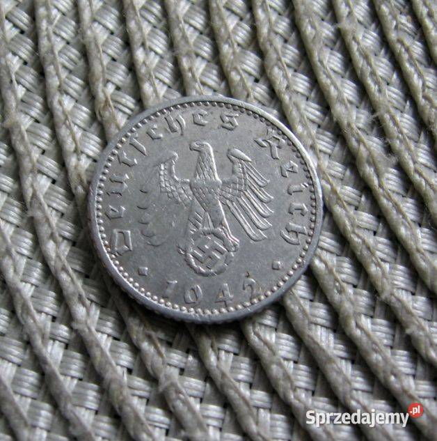 Niemcy 50 Reicbspfennig 1942r A Kalisz