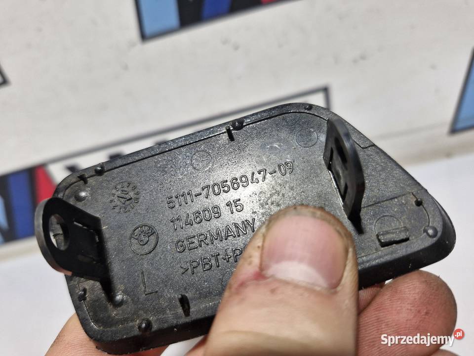 BMW 5 E60 E61 ZAŚLEPKA SPRYSKIWACZA LEWA CZARNA dolnośląskie