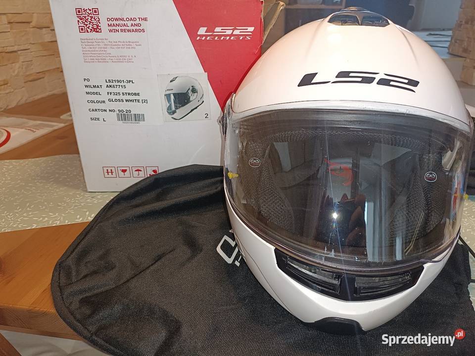 Kask motocyklowy LS2 Strobe szczękowy kujawsko-pomorskie Toruń
