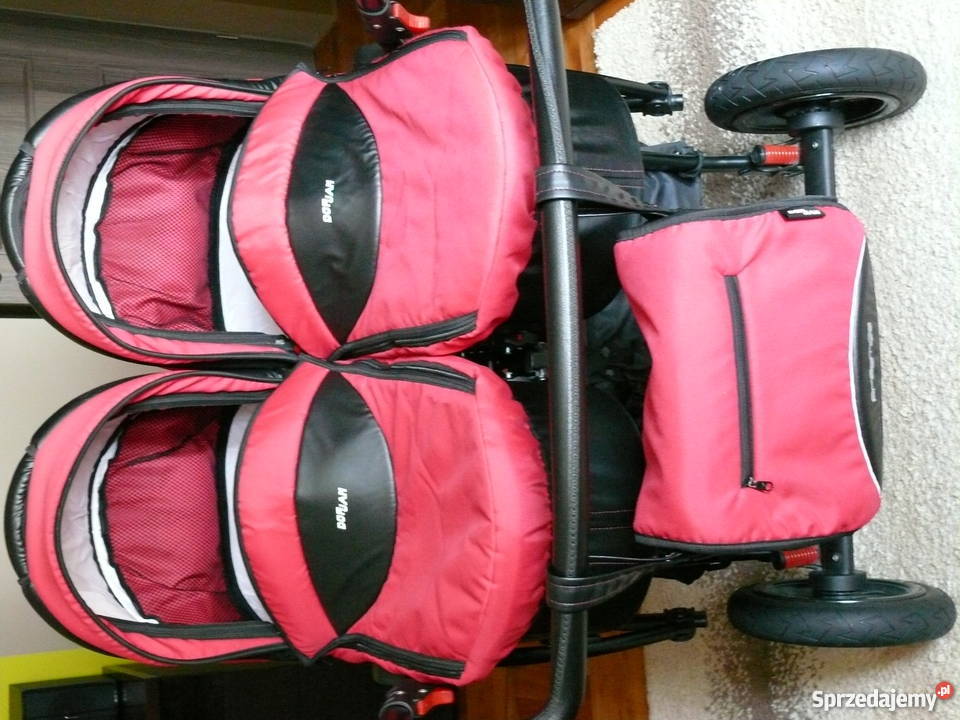 Wózek bliźniaczy DORJAN z kolekcji PRESTIGE Dla Dziecka