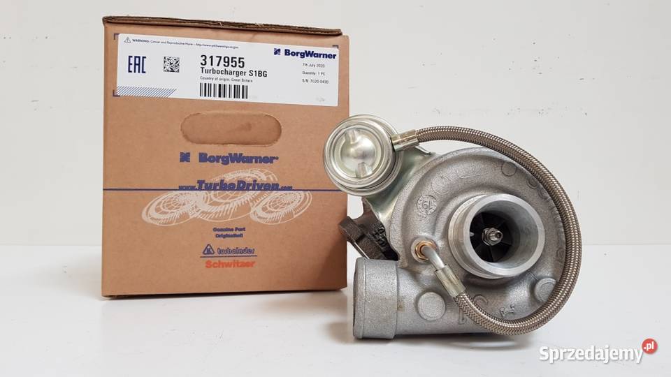 Nowa turbosprężarka SCHWITZER 317955 318635 Siedlce sprzedam