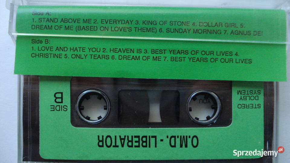 OMD Liberator kaseta magnetofonowa sprzedam kaseta łódzkie Łódź