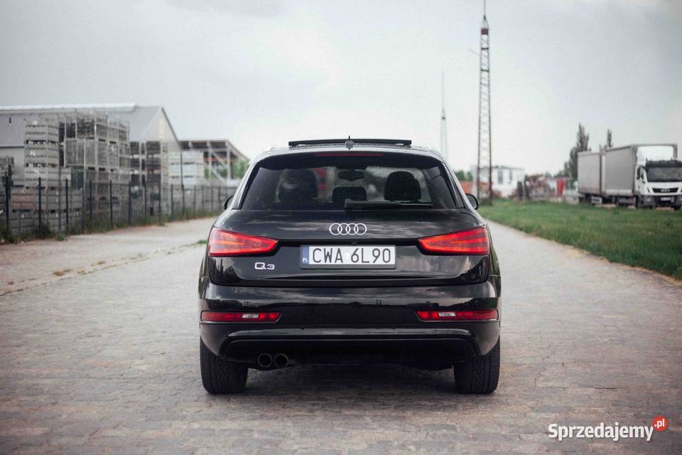 Audi Q3 20 220 automat tiptronic benzyna czarna klimatyzacja Wrocław
