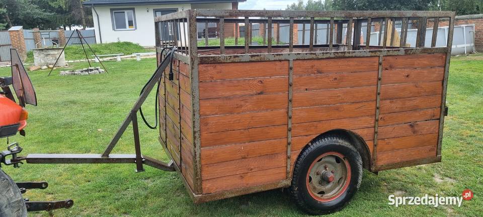 Przyczepa klatka dwukółka Przyczepy rolnicze Lublin
